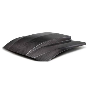 Ford Mustang Hood - Anderson Composites - Type-CJ Double-Sided Carbon Fiber Cowl - 2024+